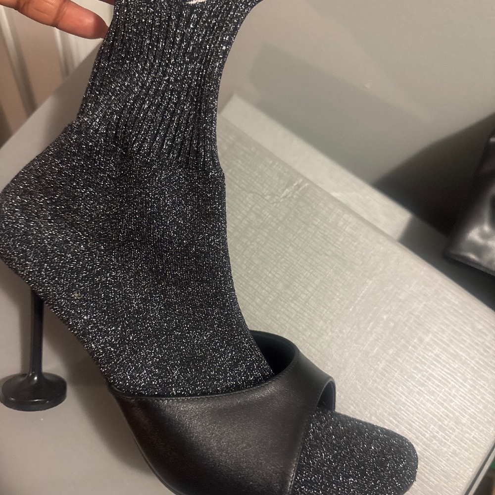 Black Balenciaga sock boot